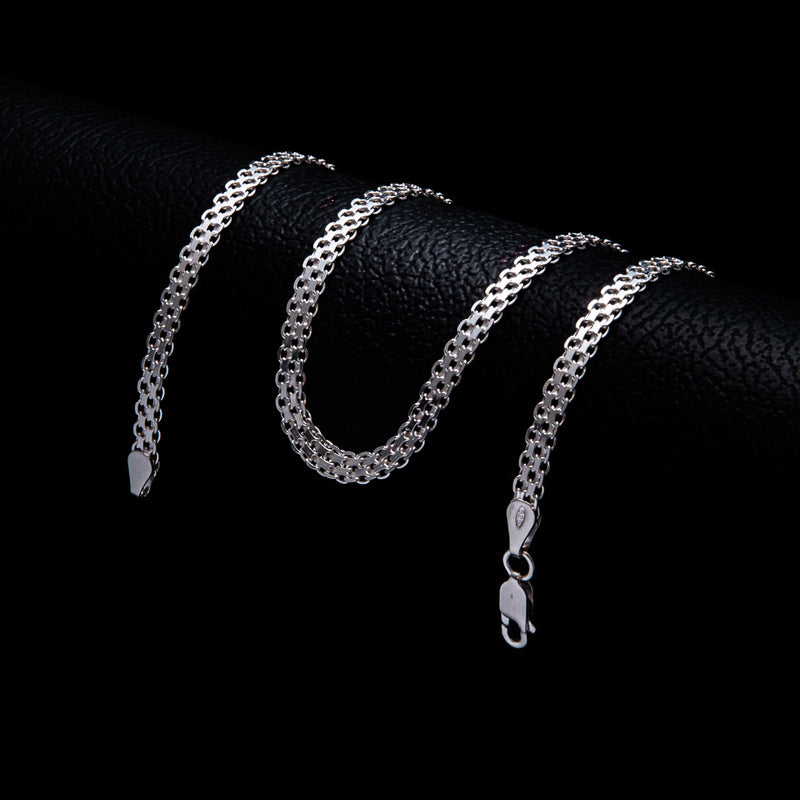 Cadena Tejido Chino Semigrueso 60 Cms 4mm 006