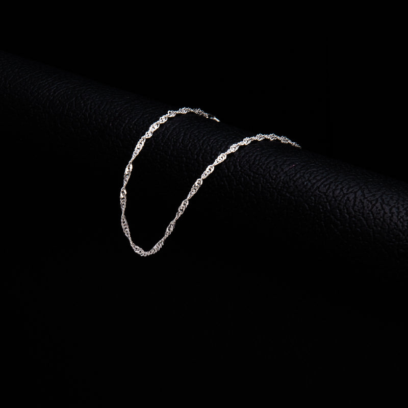 Pulsera Singapur 1,7mm 16 Cms + Ext